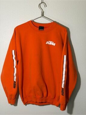 Vintage KTM Racing Motocross Crewneck Sportswear 2000’s Men’s Sz Large